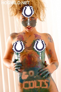 girl body paint