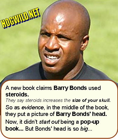 barry bonds head before and after. arry bonds. Will he make it?