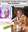 Britney Spears shaved head