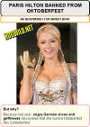 paris hilton oktoberfest