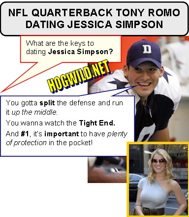 tony romo jessica simpson