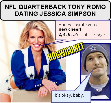 jessica simpson tony romo