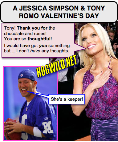 tony romo jessica simpson