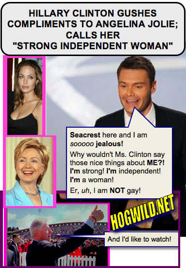 funny myspace pictures: hillary clinton
