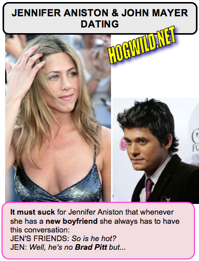 funny myspace pictures: jennifer aniston john mayer