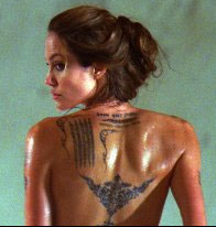 angelina jolie tattoos