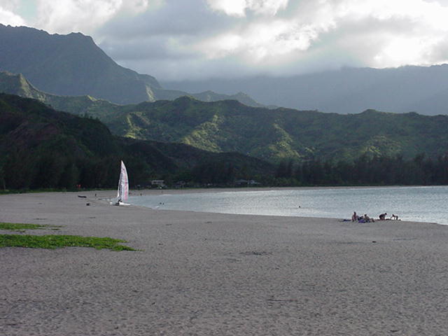 A Kauai beach. Sooo relaxing. Tooo relaxing. I almost had a bowel movement while tanning.