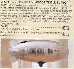 This is the bootleg garbage bag blimp.