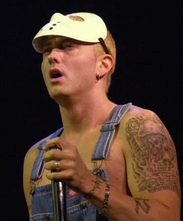 Eminem was conceived in a bowling alley.