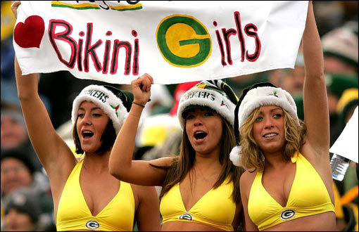 green bay packers bikini girls