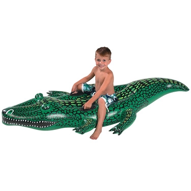 inflatable alligator