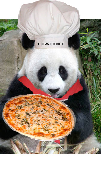 panda bear pizza