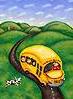 The wheels on the Bus go 'round and 'round . . . until they run over a little kindergarten child crossing the street 