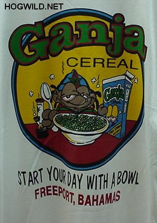 Ganja seems to be quite popular in the Bahamas.The even use it as a flavor of soda. I liked the Cherry-Ganga Cola. Choice of a bombed generation.