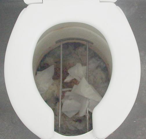 The niZasty toilet at the Volcano Park. Looks like quite a few people ERUPTED in that mess.