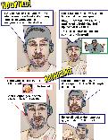 funny myspace cartoon: nyc subway fart