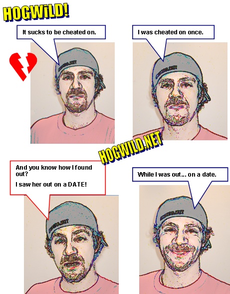 funny myspace cartoon: cheated on